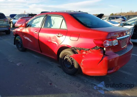 2011 Toyota Corolla Le from USA, damaged, VIN 2T1BU4EE6BC729105